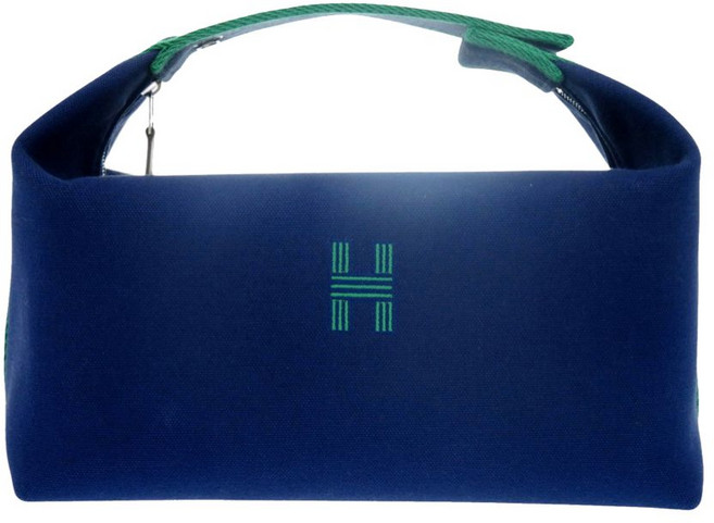 에르메스 중고 2020-2026 라지 투알 브리드 아 브하크 케이스 베니티 백