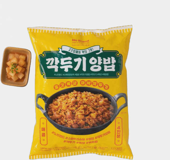 노브랜드 깍두기양밥 1004g x 2펙, 1.004kg, 2개