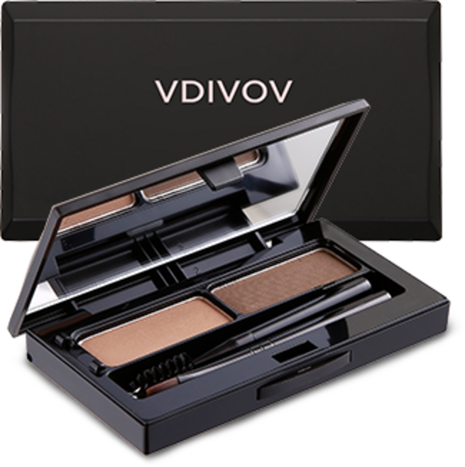 비디보브 메가 브로우 팩트, 01라이트 브라운, 1개