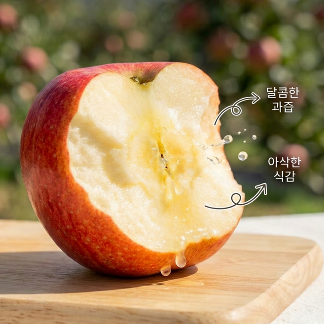 [맛보장] 청송사과 부사 꿀사과 가정용, 1박스, 10kg(중과)