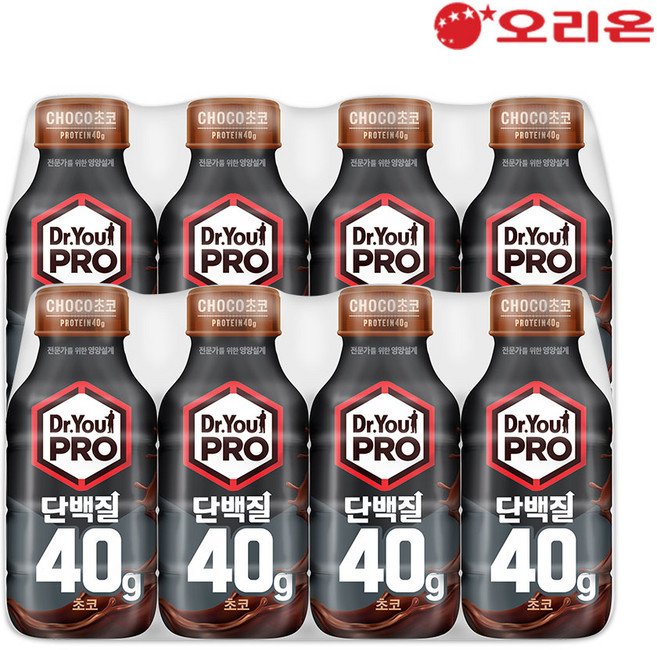 닥터유 프로 단백질 드링크 초코, 350ml, 8개