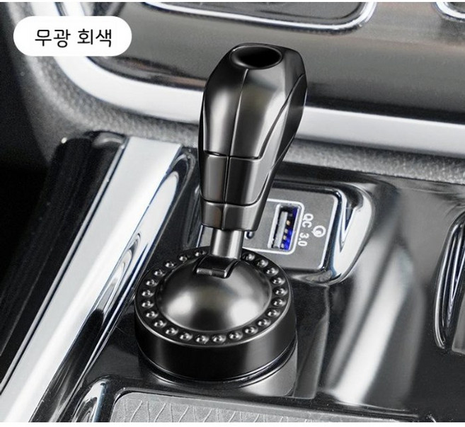 선호그룹 시동버튼조이스틱 스타트버튼 자동차 차량 조이스틱 시동 시동버튼 커버 버튼시동 레버 버튼 스틱, 무광 그레이, 1개