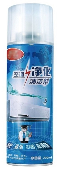 空調清洗劑 免拆洗 去異味 冷氣清潔噴霧, 1個, 200ml