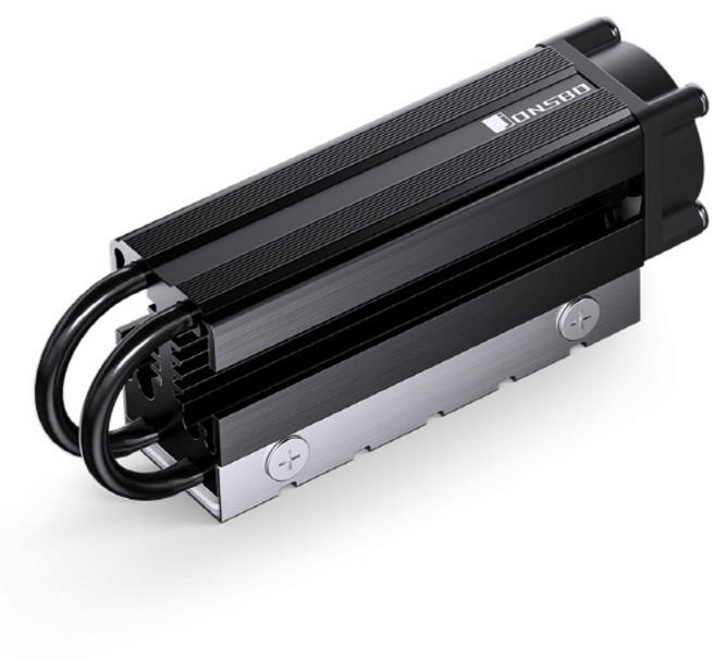 존스보 JONSBO M2-7 M.2 SSD 히트싱크 방열판 (BLACK), 1개