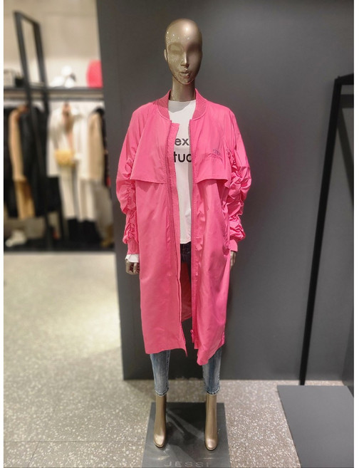 제시뉴욕 소매 셔링 포인트 점퍼 AE15NSYP5351