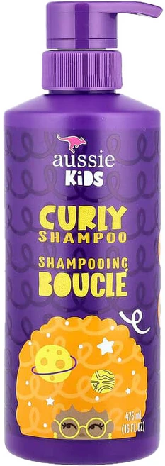 Aussie 오지 어씨 키즈 곱슬머리 컬리샴푸 곱슬 모발 써니 트로피컬 프루트향, 1개, 475ml - 쿠팡