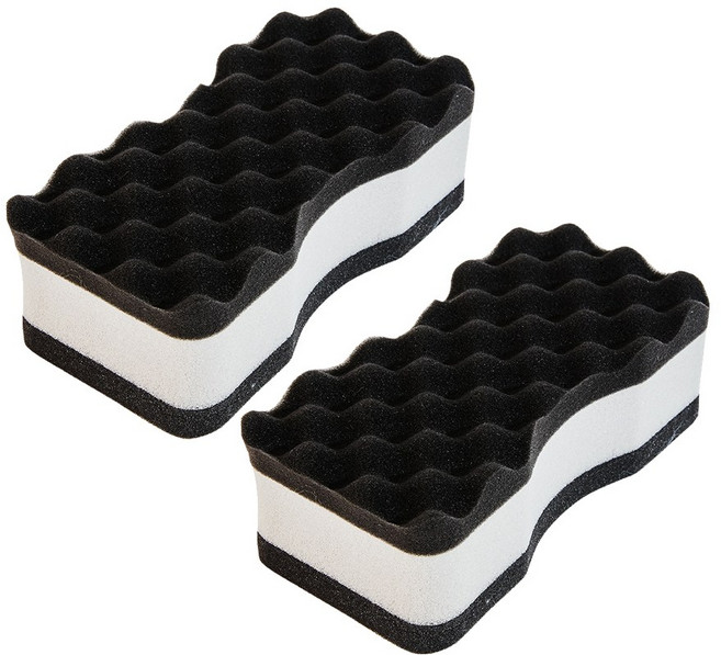 1+1 불스원 세차스펀지 세차스펀지 세차패드 워시패드 세차스폰지 멀티스펀지 멀티스폰지 세차용품 자동차, 2개