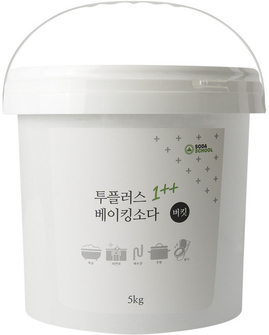 투플러스 베이킹소다 대용량 5kg 버킷, 1개