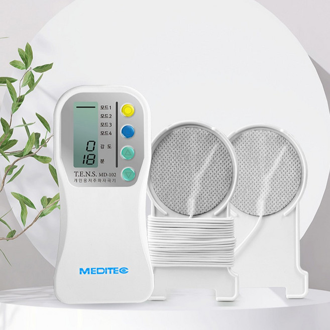 메디텍 저주파기 개인 자극 전기 저주파 마사지기 md-102, 2p