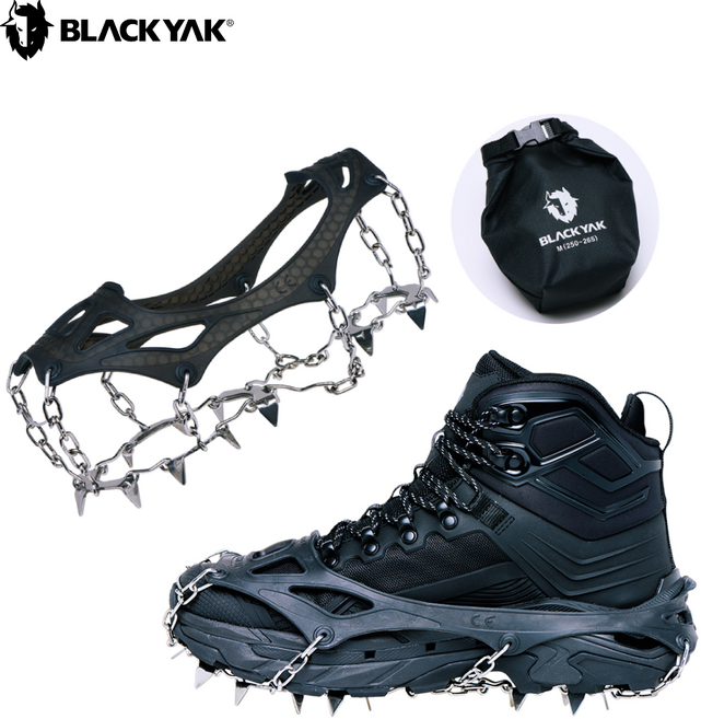 블랙야크 25 야크체인젠B 스테인리스 스틸 아이젠 4BYIRXU902, BLACK