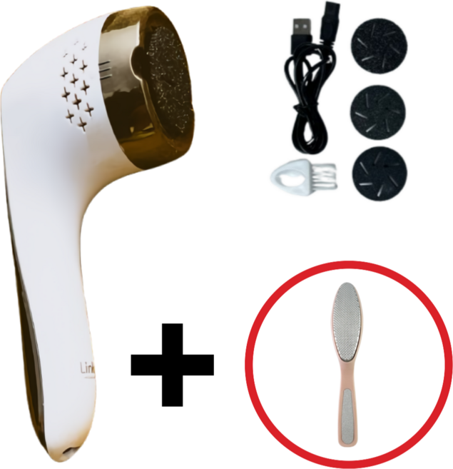 벨르쉬 전동 발각질제거 발바닥 각질제거기 발각질제거기, 화이트