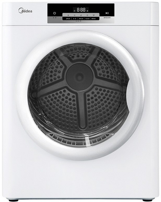 Midea 전기 의류건조기 MD-H3TW / 빨래건조기, Vintage white