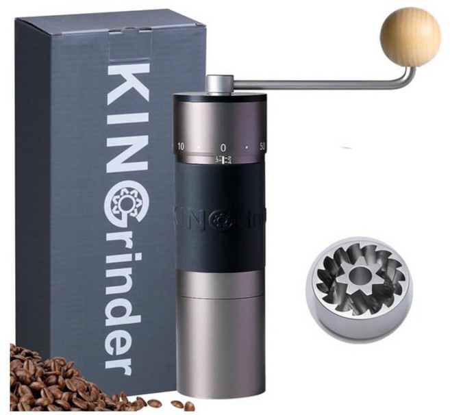 킨그라인더 K6 수동 핸드밀 커피 그라인더 분쇄기, 1개