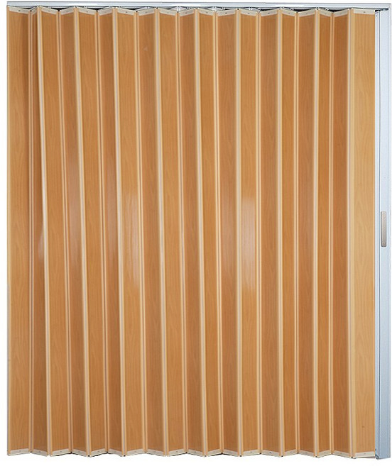 이케이몰 자바라 커튼 접이식 칸막이 문 홀딩도어 편개 싱글 럭스오크 가로 118cm x 세로선택