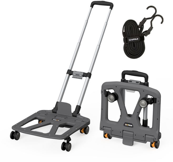큐폴드 접이식카트 Pro 로프 세트 가정용 짐수레 구르마, 1개
