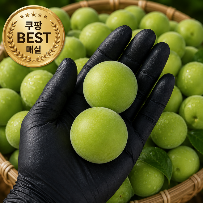 [하루30박스초특가] 산지직송 아삭한 광양 청매실, 1박스, 5kg(대)