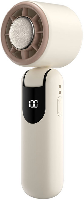 오브셀 100단 급속 냉각 무선 휴대용 선풍기, 아이보리, SDOB-300