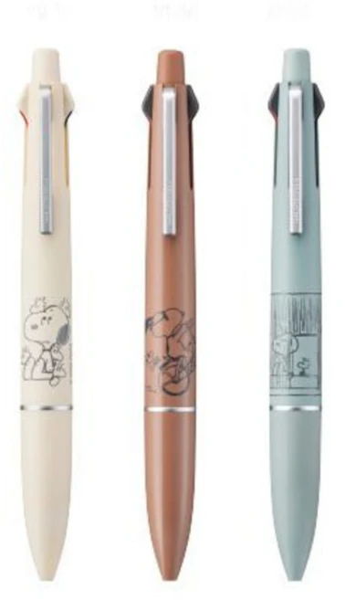 2013 [한정판] 제트스트림 라이트터치 4&1 피너츠(스누피) 멀티펜 0.5mm MSXE5-LSPN-05 개별포장 선물추천, 멜로우화이트 - 쿠팡