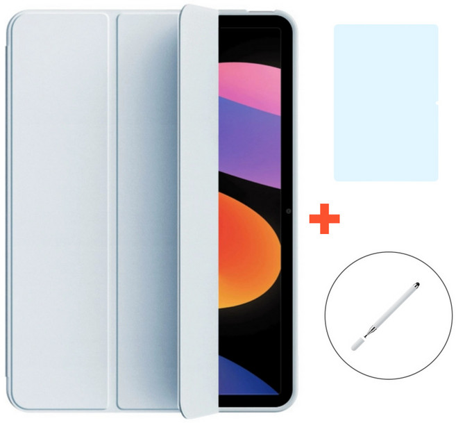 샤오미 레드미 패드 SE 스마트 커버 소프트 케이스, 스카이, 1개