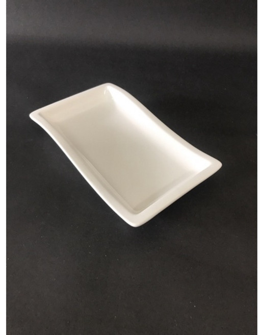 東昇瓷器餐具 大同瓷器長方波浪盤 P1493, 1個