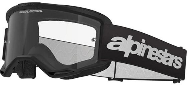 AlpineSTAR 스타sVisiON 온3MXATVMTB오프로드고글블랙-투명렌즈125677, Alpinestars Vision 3 MX ATV MT