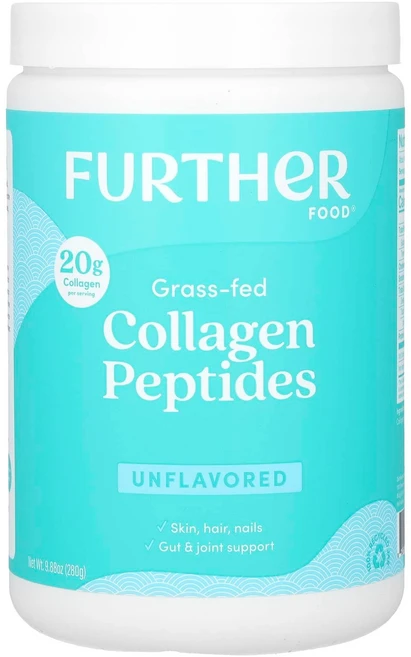 Further Food 목초 사육 콜라겐 펩타이드 무맛 280g(9.88oz) Food (퍼더 푸드), 280.093 g, 1개, 280g - 쿠팡