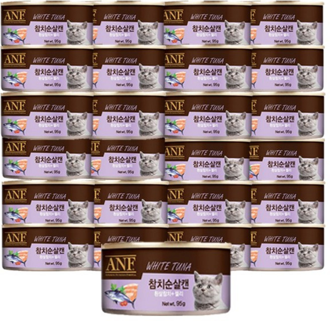 ANF 고양이 캔 참치순살 1박스(95g x 24개입)