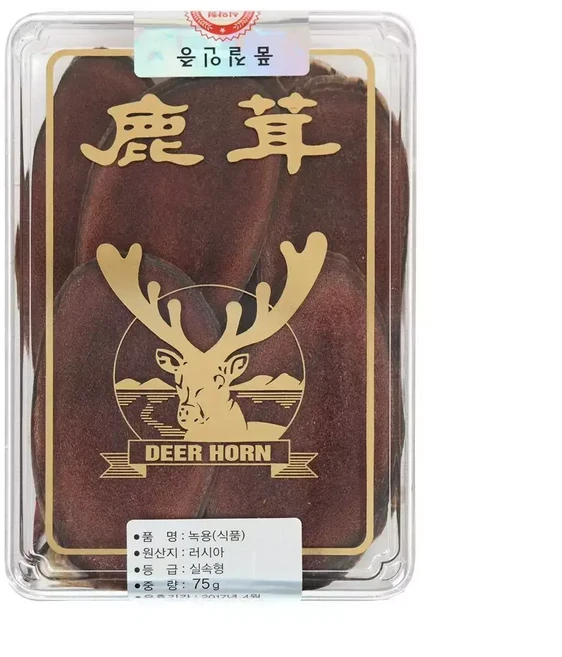러시아산 녹용 형 상대 중대, 75g, 1개, 비브랜드
