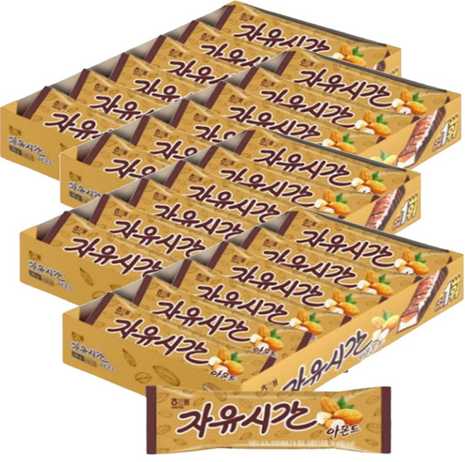 해태제과 자유시간아몬드 36g 48개 (4볼)