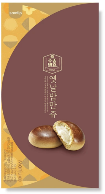 삼립 옛날 밤만쥬 750g 묶음 전통 발효공법 쌀풍미액 감칠맛, 1세트, 2.25kg