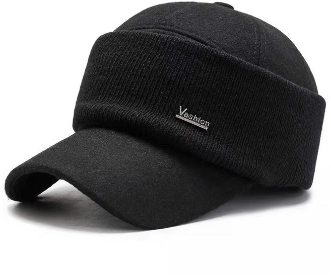 VITALO 시니어 니트밴드 고급 울 방한모자 어르신모자 중년모자 할아버지모자 도리구찌