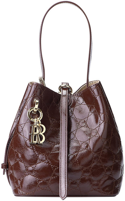 로얄배거 여성용 소가죽 레트로 버킷 백 숄더 크로스바디 핸드백