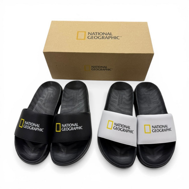 [국내백화점] 내셔널지오그래픽 쿠션 사무실 슬리퍼 학생 실내화 남녀공용 슬라이드