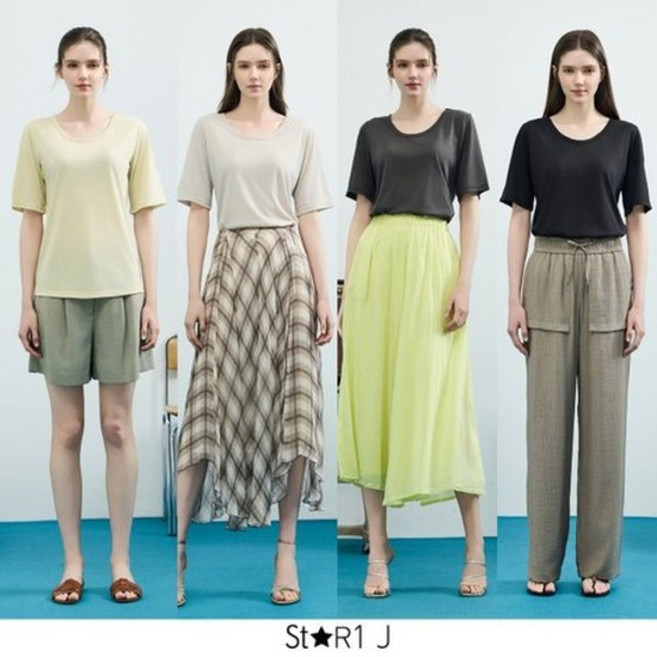 25SS 프렌치 린넨 블렌디드 쉬어 티셔츠 4종 CMD252F0401TS