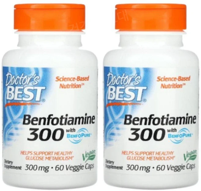 닥터베스트 밴포 벤포티아민 300mg 60캡슐 2개 엘 류신 Benfotiamine, 60정 - 쿠팡