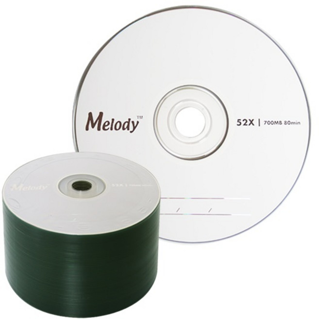 멜로디 공CD 50P 벌크, 1개