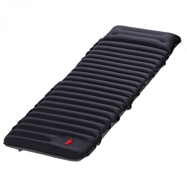 풍선 에어 카페트 매트 러그 러그리스 자동 휴대용 접이식 피크닉 담요 여행 쿠션 캠핑 텐트 수면 침대, 블랙 그레이