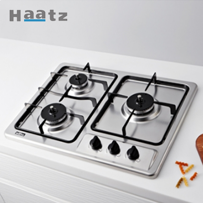 하츠 빌트인 가스레인지 3구 쿡탑 560X430 건전지식, LPG
