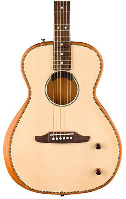 Fender Highway Parlor AcousticElectric Guitar Natural, One Size, One Color, 1개