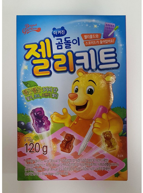 브레드가든 곰돌이 젤리키트, 120g, 1개