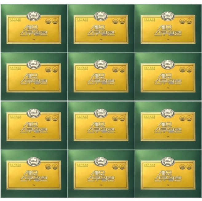 세모스쿠알렌 2g 60캡슐 12곽, 60정, 12개