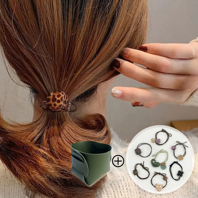 테일스타 포인트 머리끈 7종 가성비 묶음 포니테일 머리 고무줄