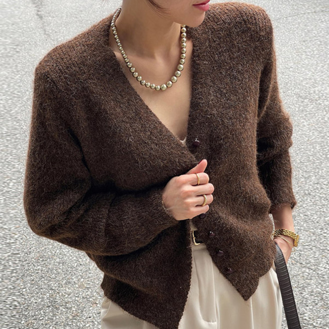 [난닝구]운쇼드 니트가디건