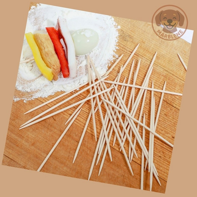 마블네 산적꽂이 10cm 대나무꽂이 과일꼬지