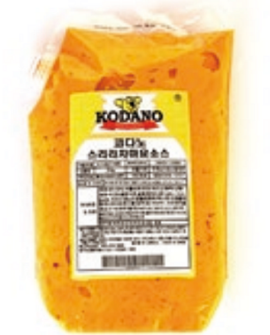 코다노 스리라차 마요 소스 2kg 냉장, 1개