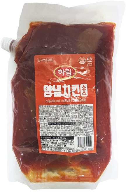 하림 양념치킨소스, 1개, 2kg