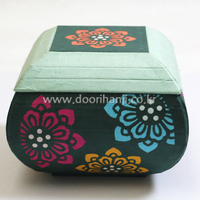 한지 문영함 항아리 DIY 한지공예 만들기세트 두리한지공방, 03.미니문영함(중-1)_초록