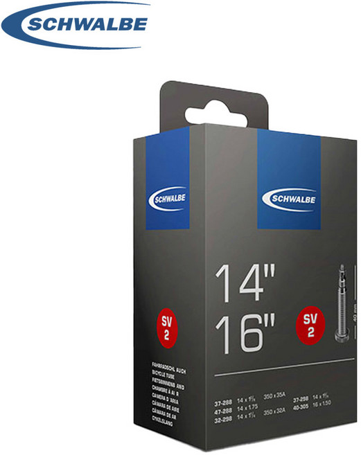 슈발베 SV2 14인치 16인치 겸용 프레스타 튜브, 1개