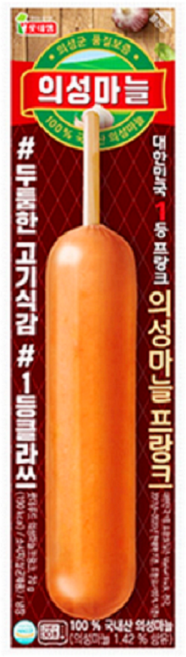 롯데푸드 의성마늘 프랑크, 3개