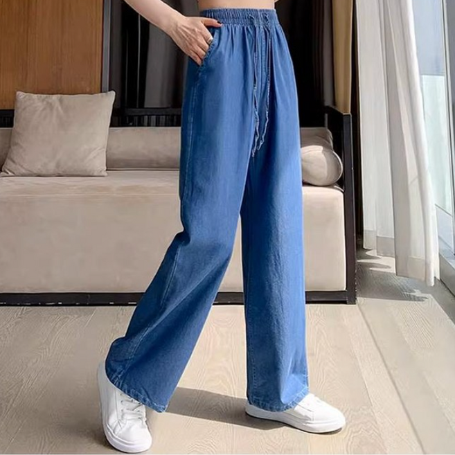 르보에 세상편한 데님 아이스 냉감 밴딩팬츠